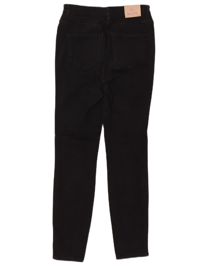 Jeans skinny feminino MASSIMO DUTTI EU 36 XS W26 L28 algodão preto