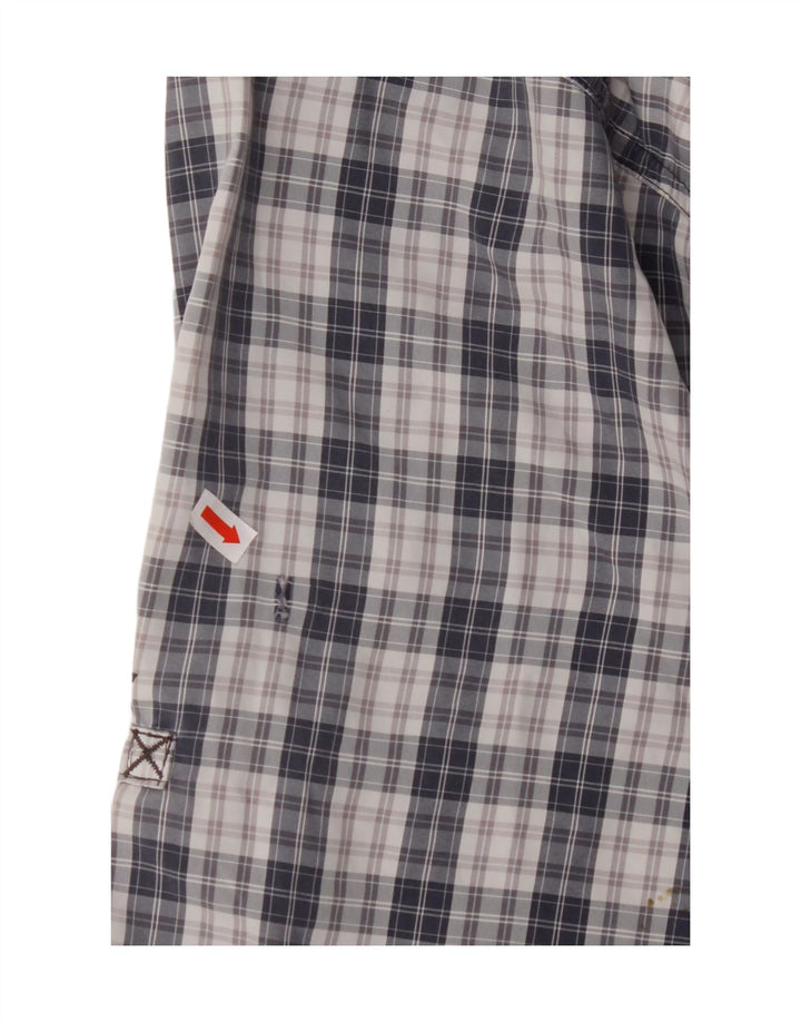 Camisa masculina Titanium COLUMBIA 2XL poliéster xadrez azul marinho