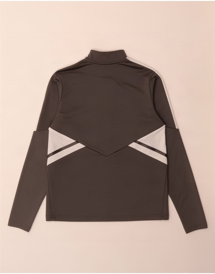 Top de treino Adidas Boys Graphic Pullover 13-14 anos cinza