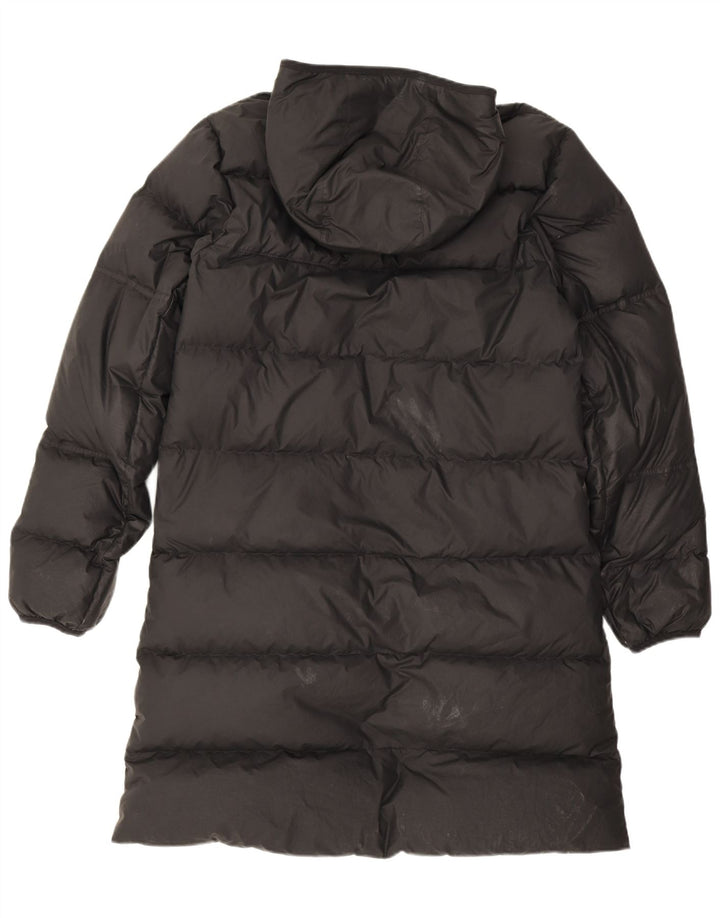 Casaco acolchoado com capuz masculino Nike UK 36 pequeno poliéster preto