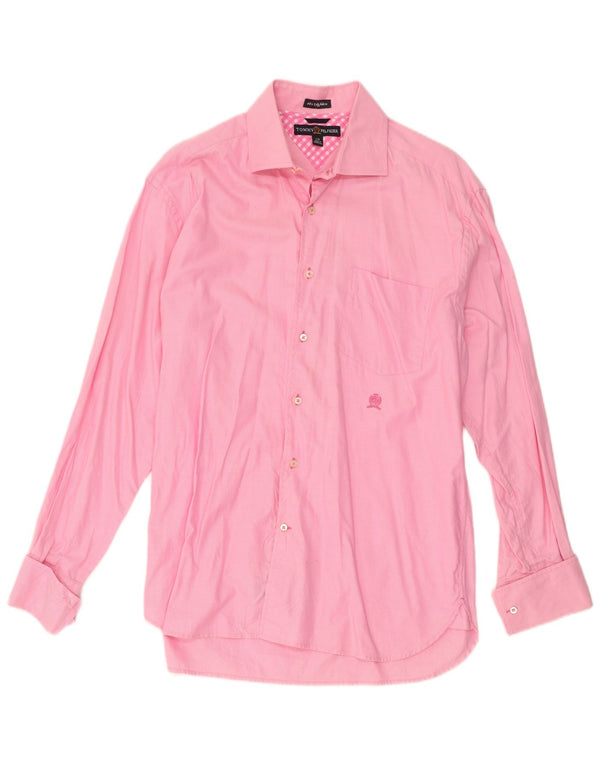 Camisa Polo Masculina Tommy Hilfiger G Rosa Algodão