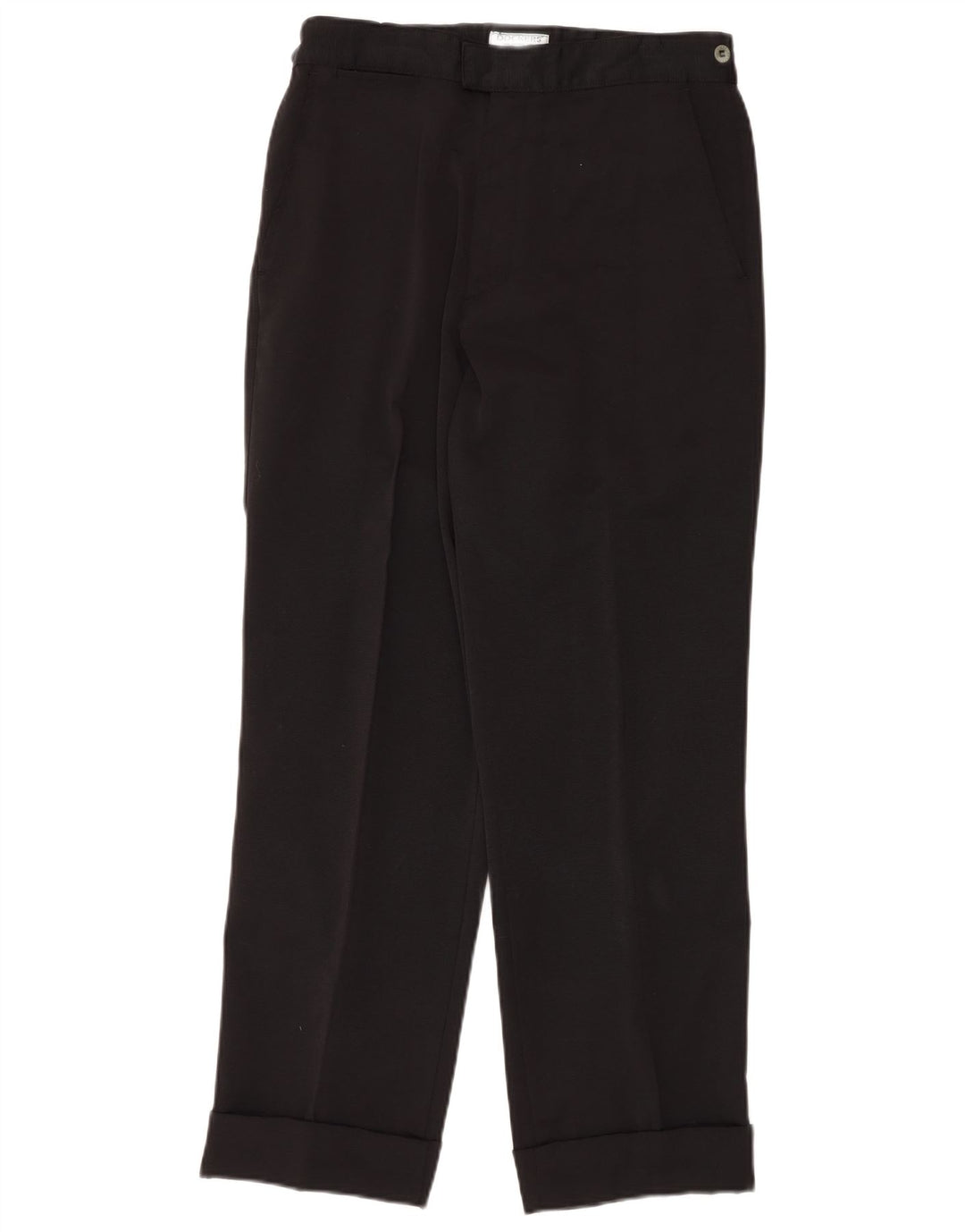 DOCKERS Calça masculina cáqui reta Chino W33 L30 algodão preto