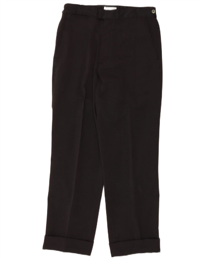 DOCKERS Calça masculina cáqui reta Chino W33 L30 algodão preto