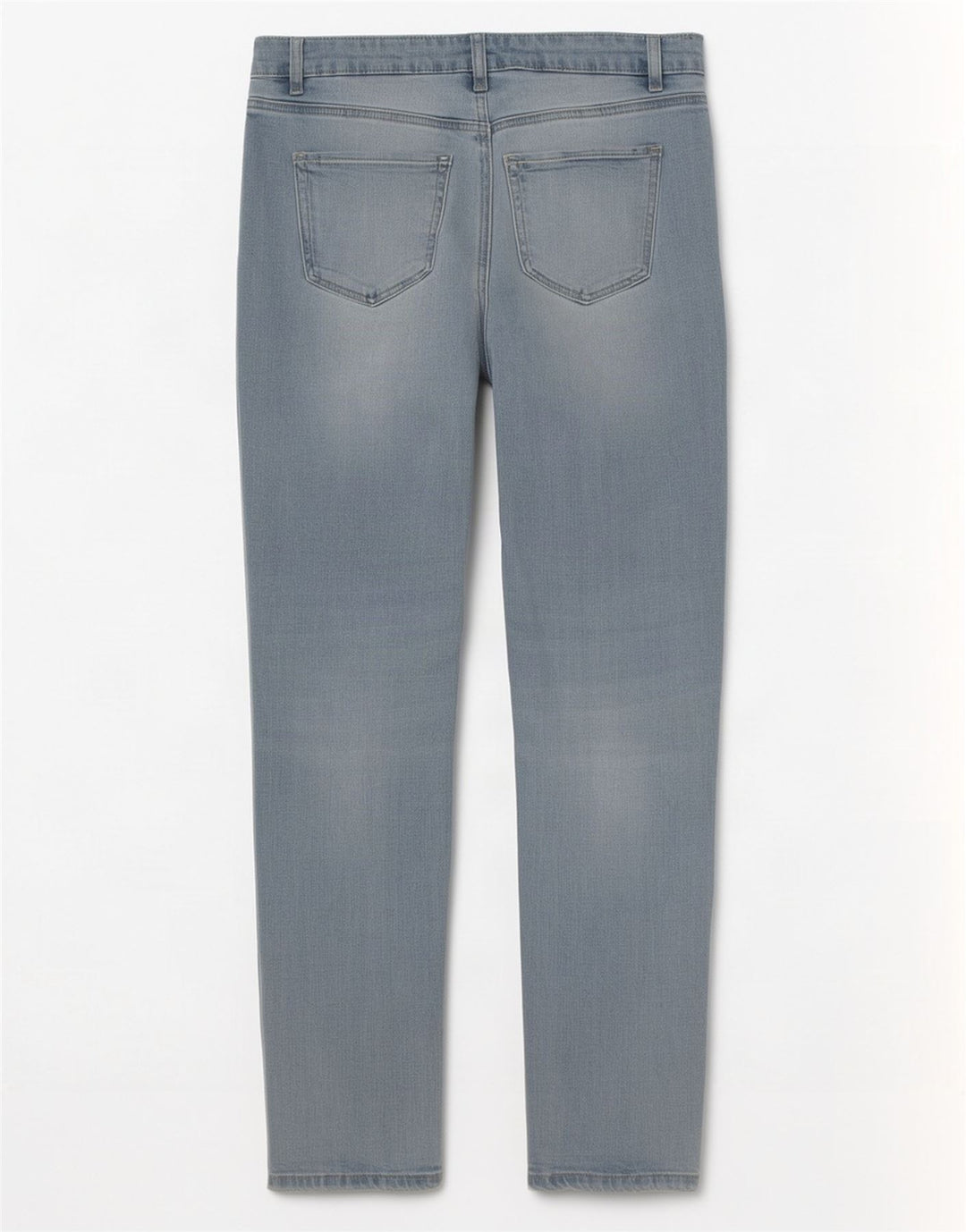 M&Co Jeans Slim Feminino Reino Unido 14 Grande W32 L29 Azul Algodão