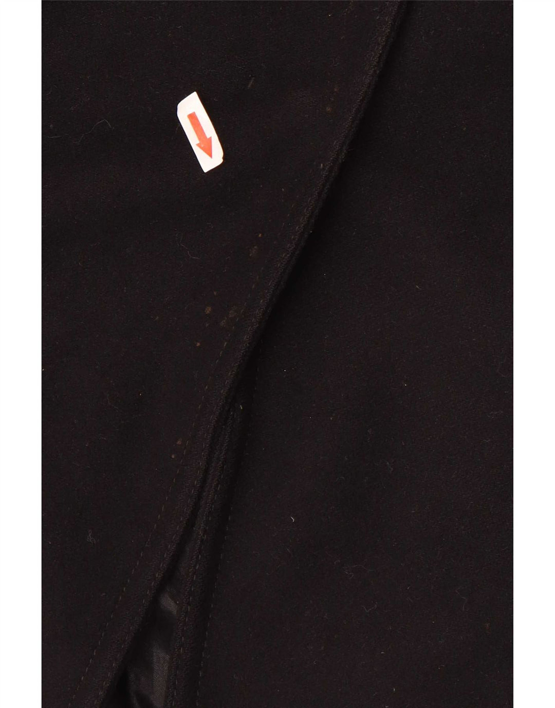 Sobretudo feminino Benetton UK 14 lã preta média
