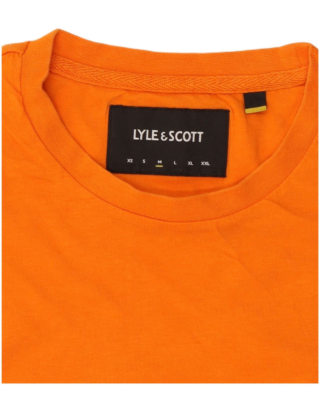 Camiseta masculina Lyle & Scott laranja médio