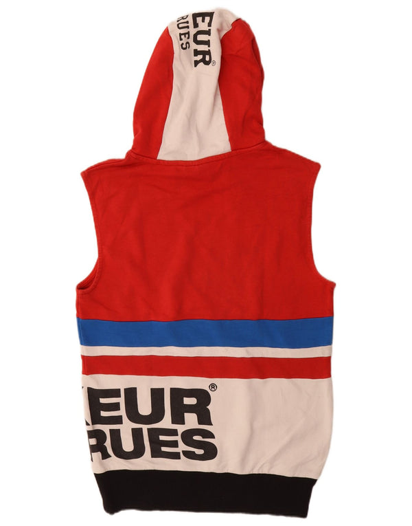 Boxeur Des Rues Meninos moletom com capuz gráfico 13-14 anos XL vermelho colorblock