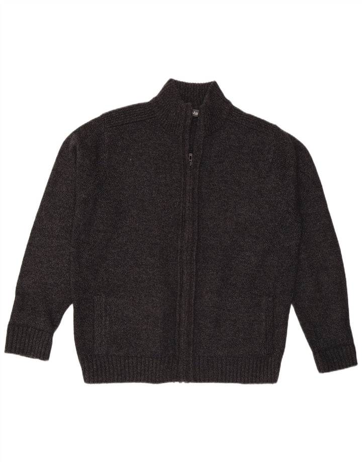 Suéter cardigã masculino Marks & Spencer grande cinza acrílico