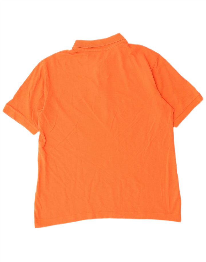 Camisa polo masculina Kappa médio algodão laranja
