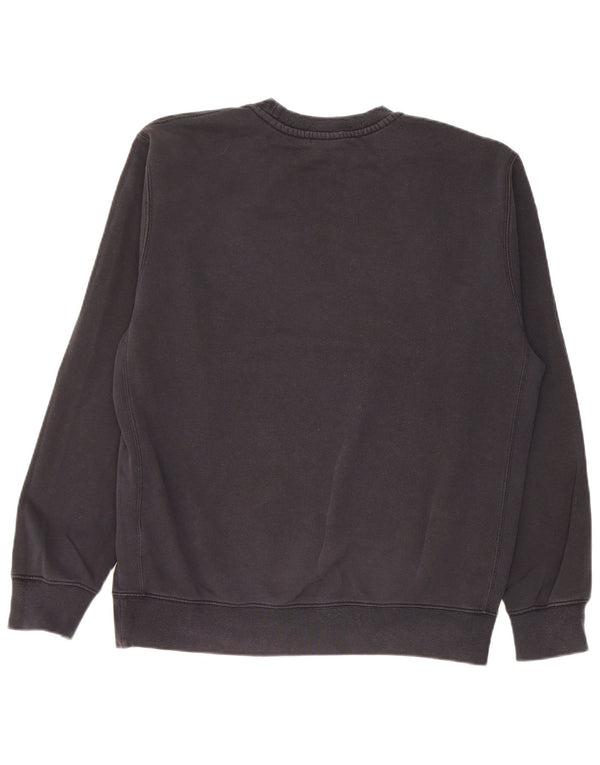 Nike masculino moletom jumper médio algodão preto