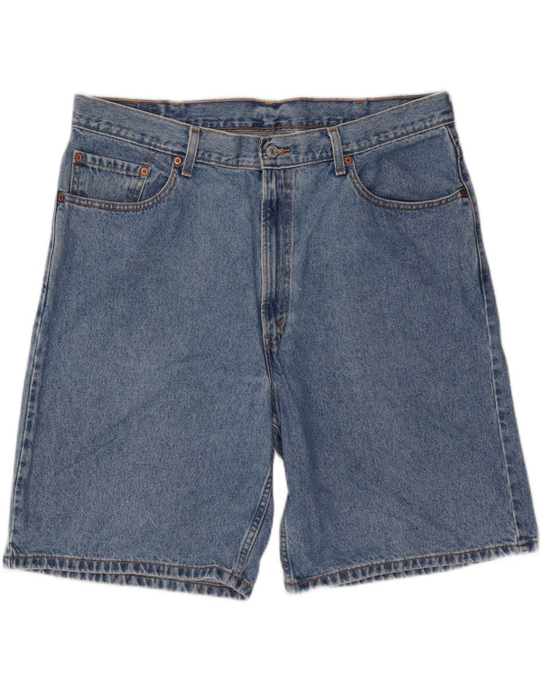 LEVI'S Masculino 550 Shorts Jeans Relaxado Fit W40 XL Azul Algodão