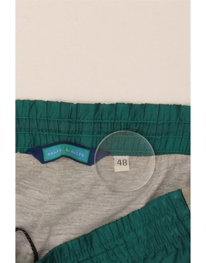 Belfe & Belfe Calça de treino masculina Joggers IT 48 verde médio