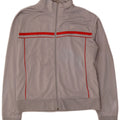 Nike Womens Tracksuit Top Jacket UK 16/18 XL Cinza Colourblock Poliéster