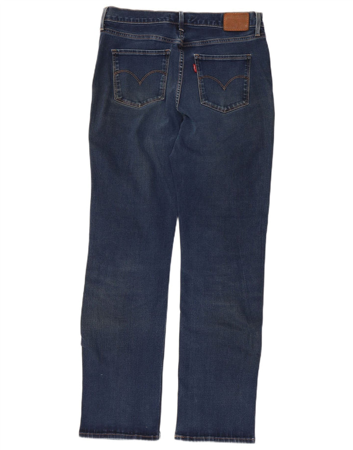 Calça jeans feminina Levi's 314 Shaping Straight W30 L32 azul algodão
