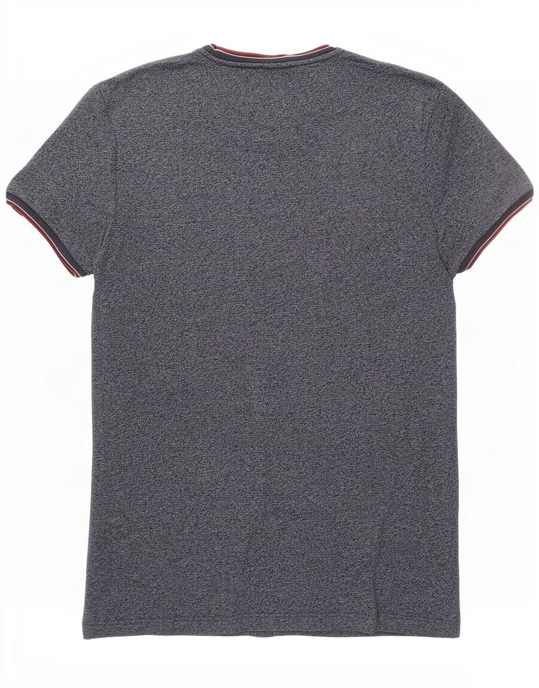 Camiseta masculina Jack Wills Top médio algodão manchado azul marinho