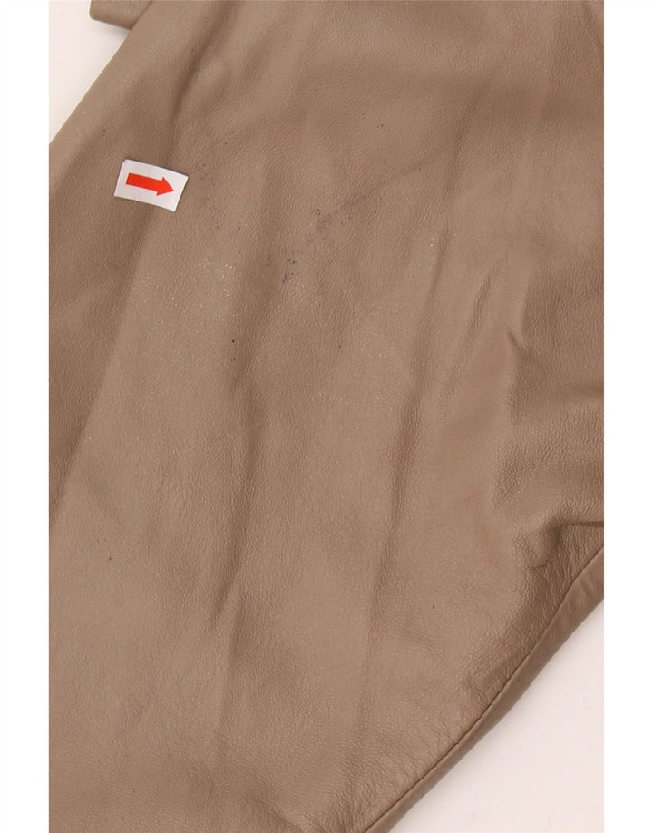 Jaqueta bomber feminina VINTAGE IT 50 XL marrom