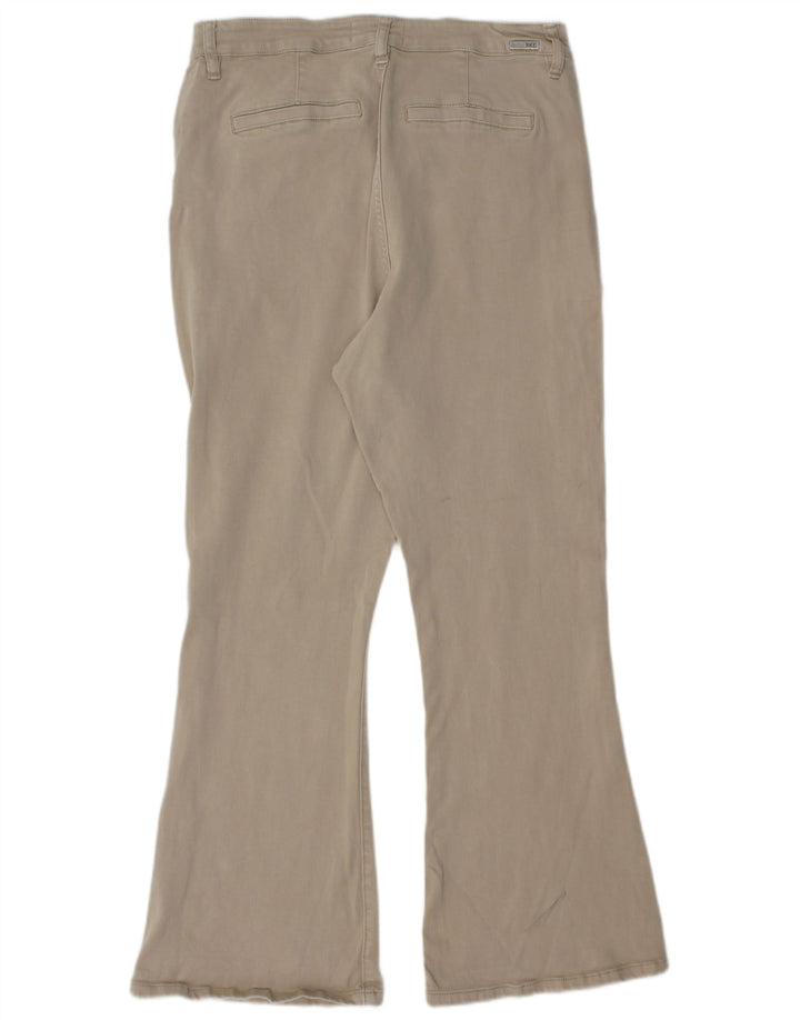 Calça jeans feminina BKE Bootcut W33 L28 algodão bege