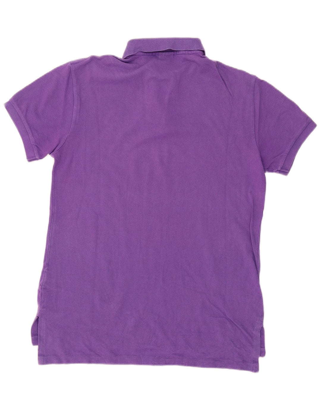 POLO RALPH LAUREN Camisa polo masculina de ajuste personalizado de algodão roxo médio