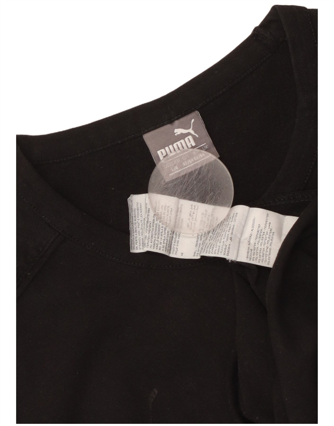 Camiseta masculina PUMA BVB Dortmund grande algodão preto