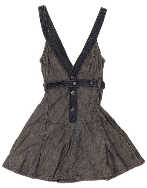 Playsuit feminino Diesel UK 8 pequeno algodão cinza