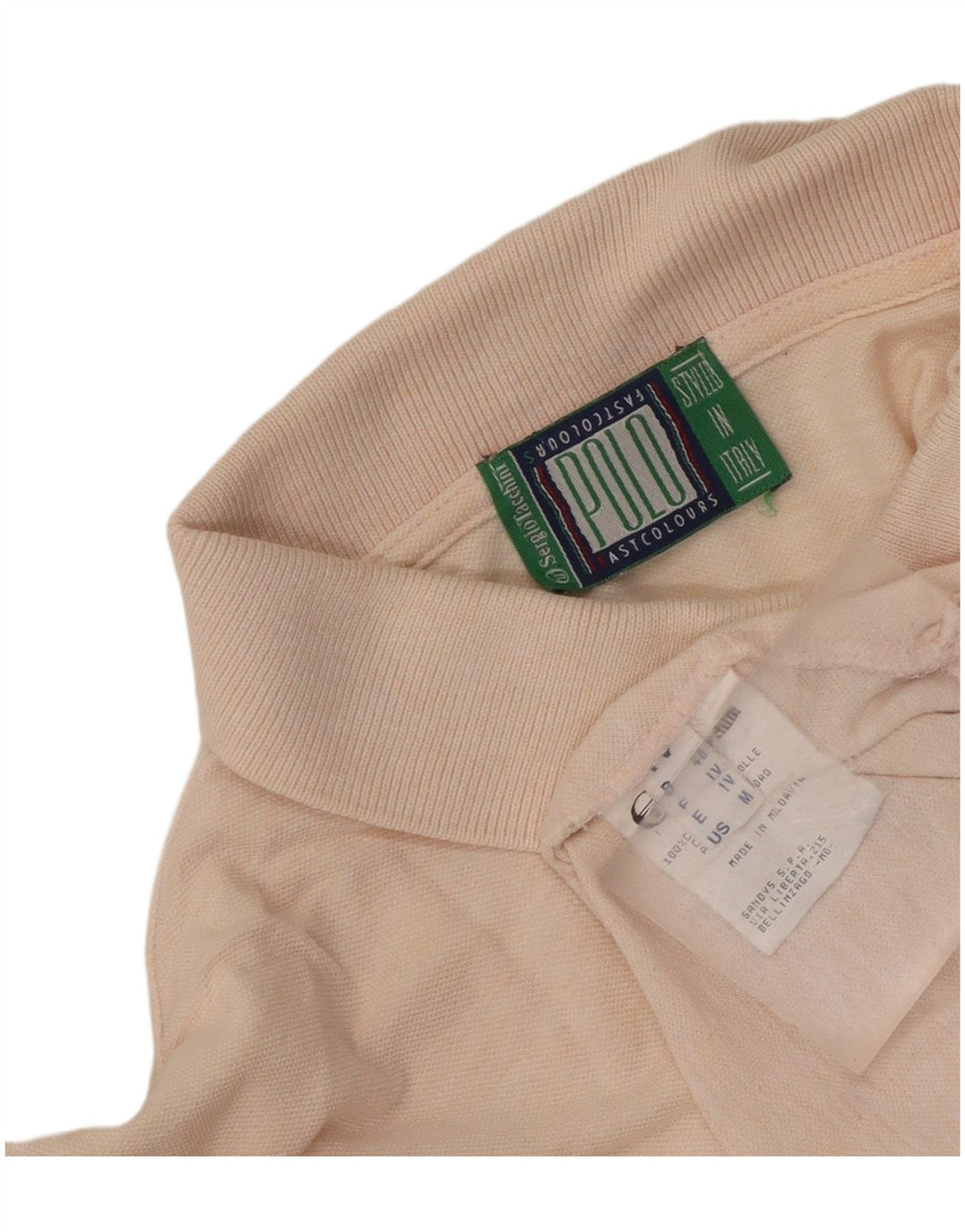 Camisa polo masculina Sergio Tacchini médio algodão rosa