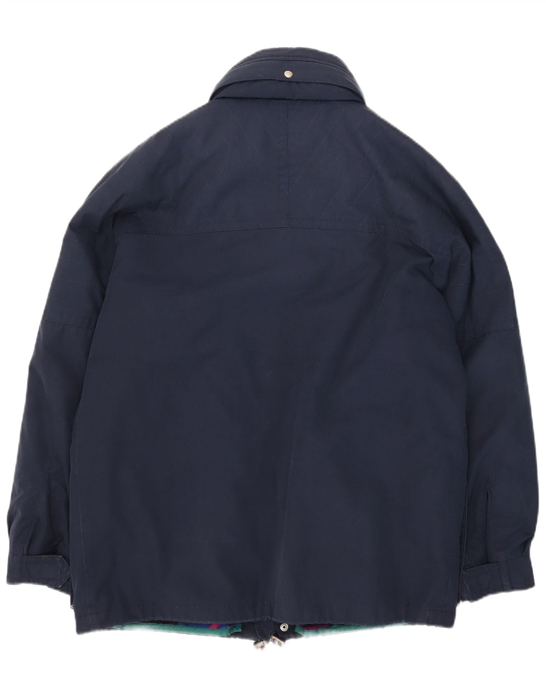 Fila Mens Hooded Utility Jacket UK 40 Grande Poliéster Azul Marinho