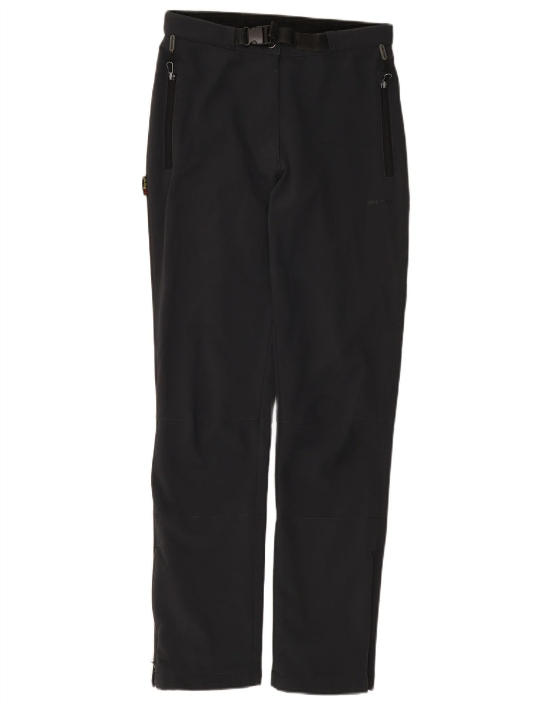 Calça de caminhada feminina vintage média W28 L30 cinza