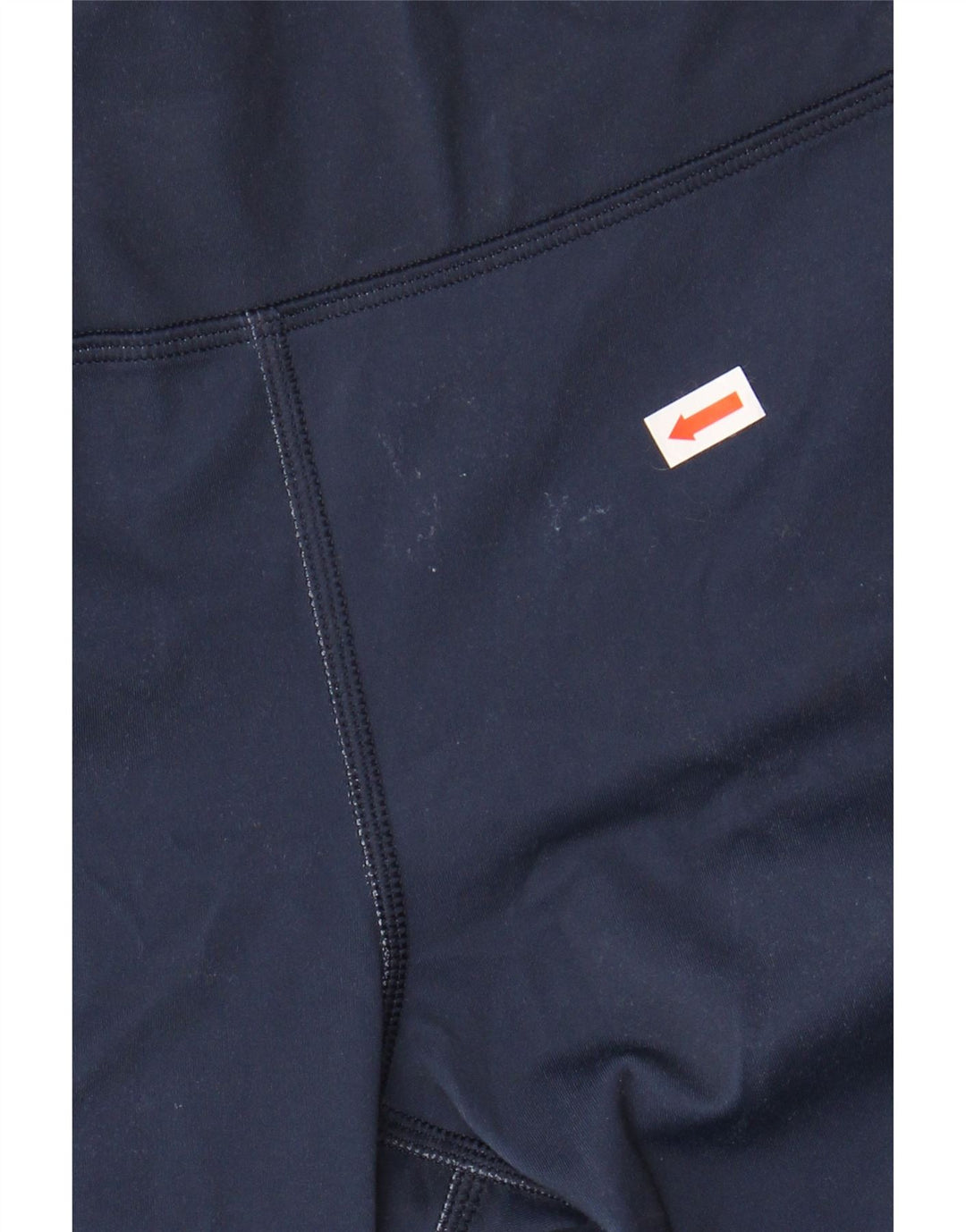 Leggings femininos ATHLETA Reino Unido 10 pequeno bloco colorido azul marinho