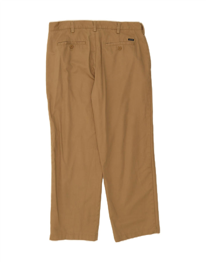 IZOD Mens Straight Chino Trousers  W34 L30 Beige Cotton Vintage Izod and Second-Hand Izod from Messina Hembry 