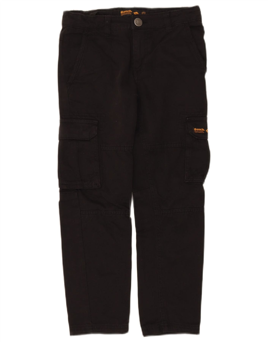 Calça cargo reta BENCH Boys 7-8 anos W25 L22 algodão preto