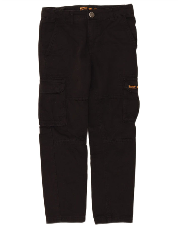 Calça cargo reta BENCH Boys 7-8 anos W25 L22 algodão preto