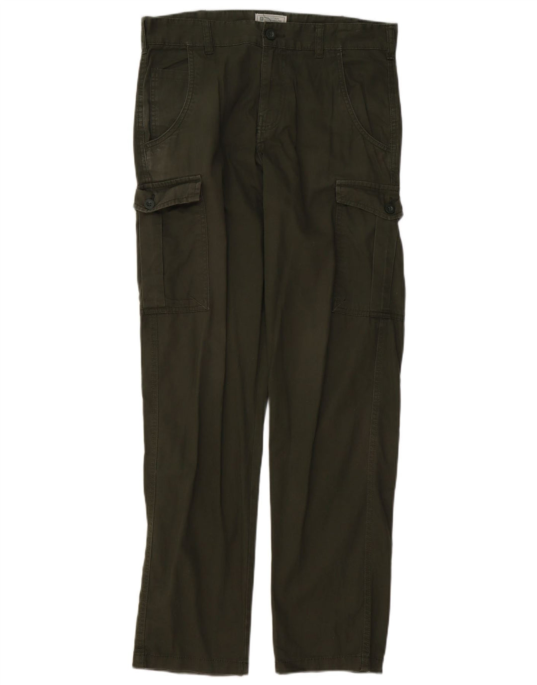 Calça cargo feminina reta MOUNTAIN WAREHOUSE W30 L32 algodão verde