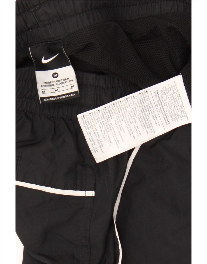 Shorts esportivos gráficos masculinos Nike médio preto poliéster