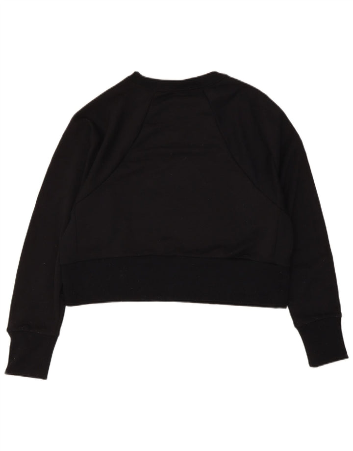 Moletom feminino Nike Crop Graphic Oversized Jumper UK 10 Pequeno Preto