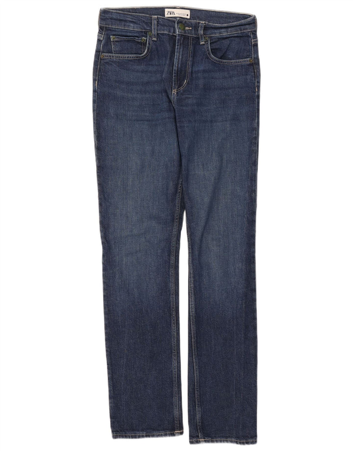 Zara Jeans Slim Feminino EU 36 XS W26 L31 Azul