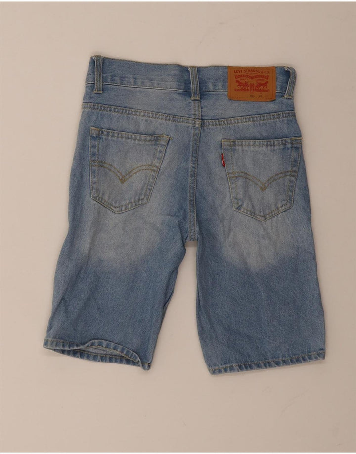 Shorts jeans Levi's Boys 505 Regular 7-8 anos W24 azul algodão