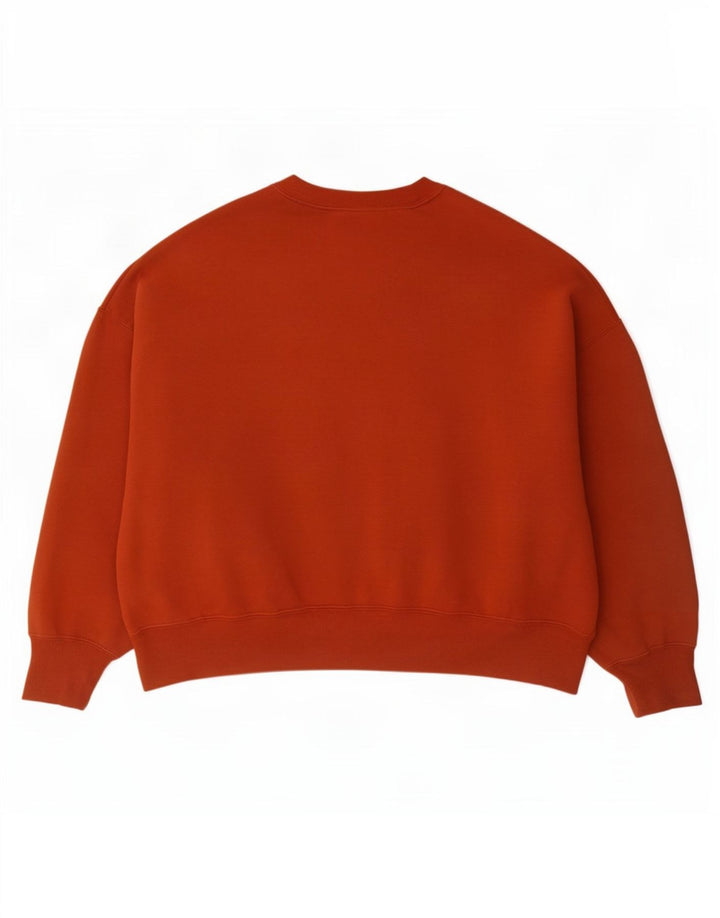 Moletom Nike Feminino Crop Graphic Oversized Jumper UK 16 Grande Vermelho