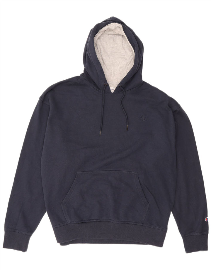 CHAMPION Suéter masculino com capuz XL algodão azul marinho