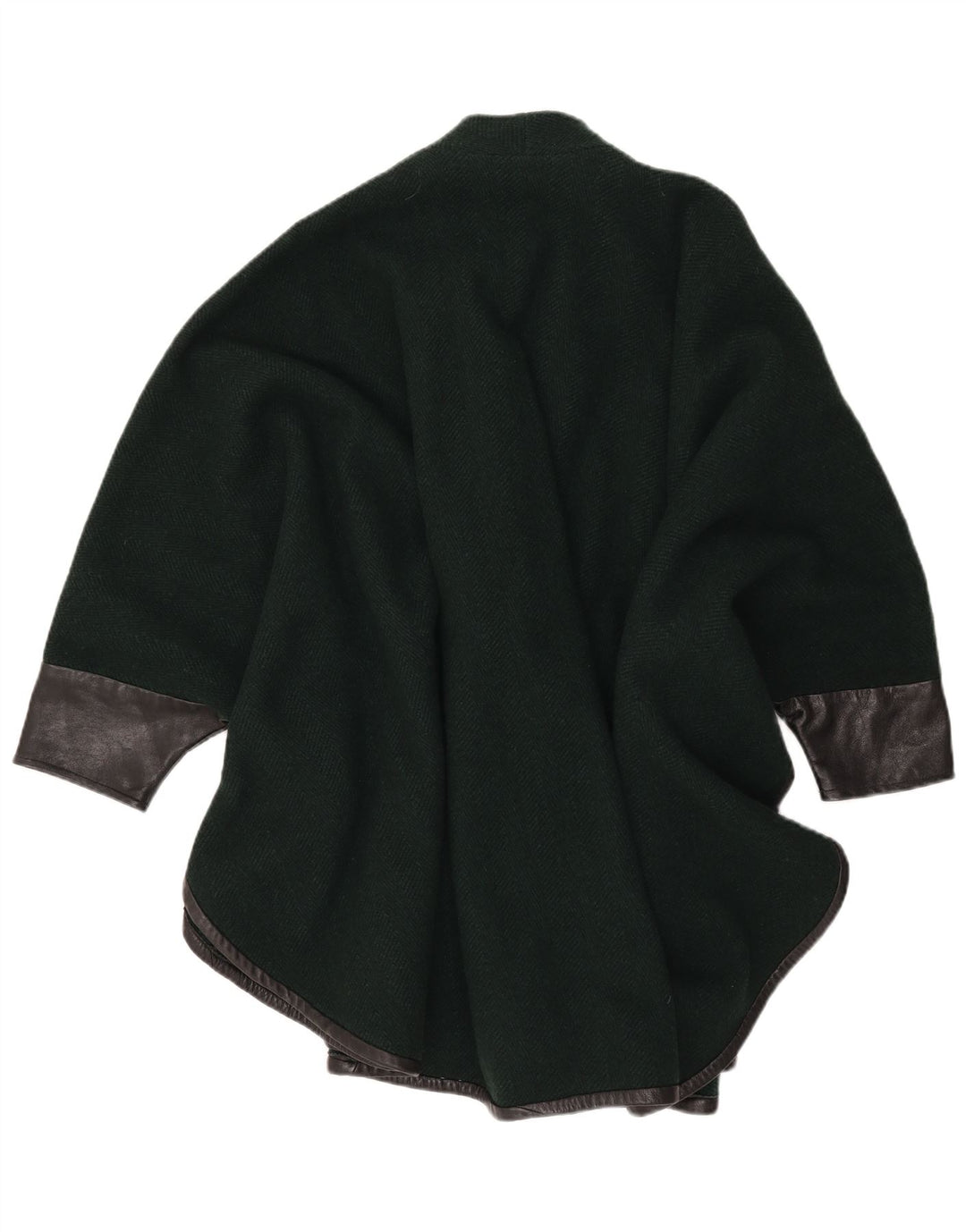 Casaco poncho feminino VINTAGE tamanho único verde