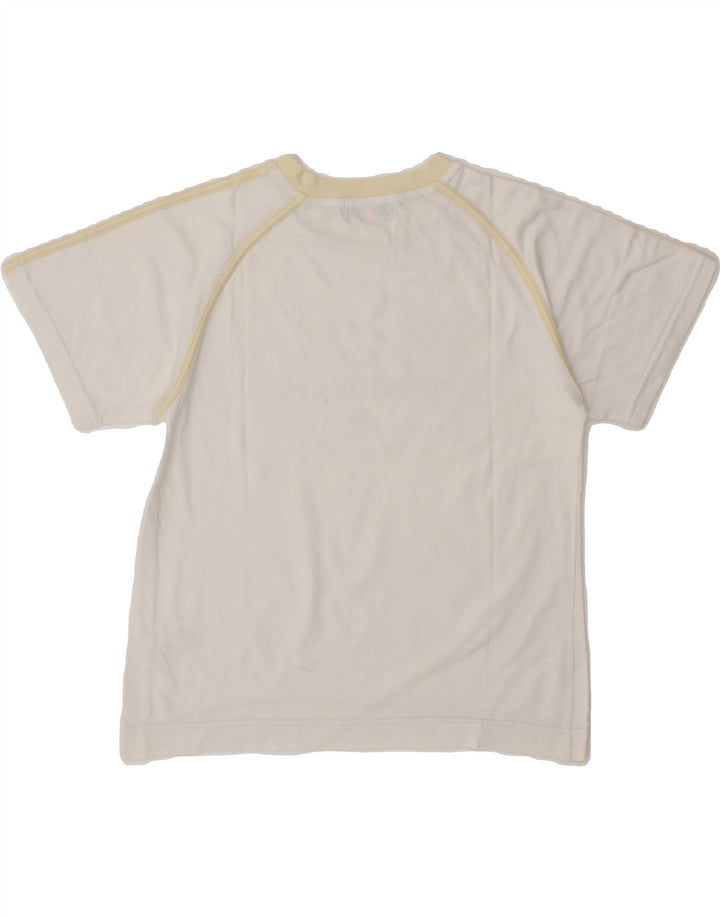 TIMBERLAND Boys Graphic T-Shirt Top 7-8 Years White Vintage Timberland and Second-Hand Timberland from Messina Hembry 
