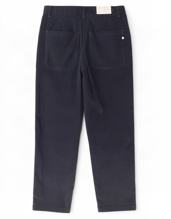 Calça masculina reta de veludo Farah W32 L26 algodão azul marinho