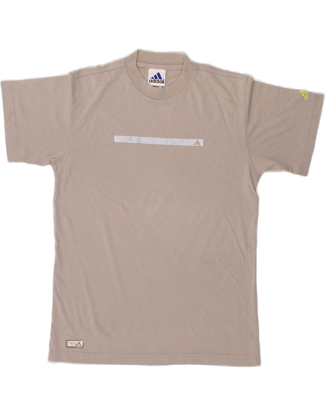 ADIDAS Boys T-Shirt Top 13-14 Years Grey Cotton Vintage Adidas and Second-Hand Adidas from Messina Hembry 