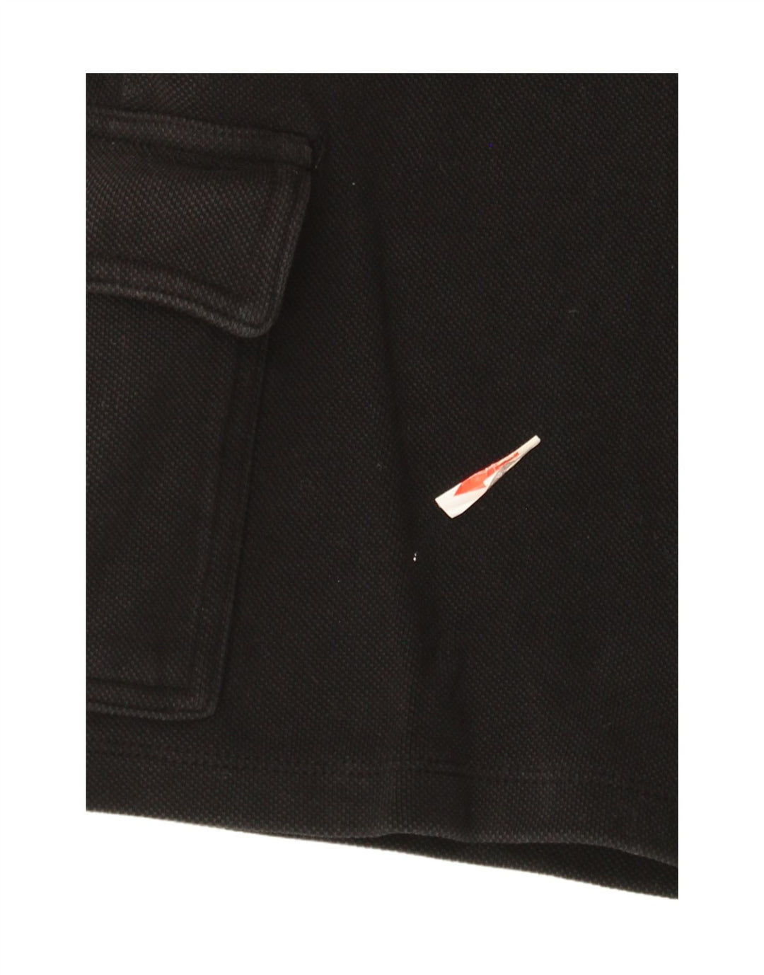 Zara Mens Cargo Shorts Pequeno W30 Algodão Preto