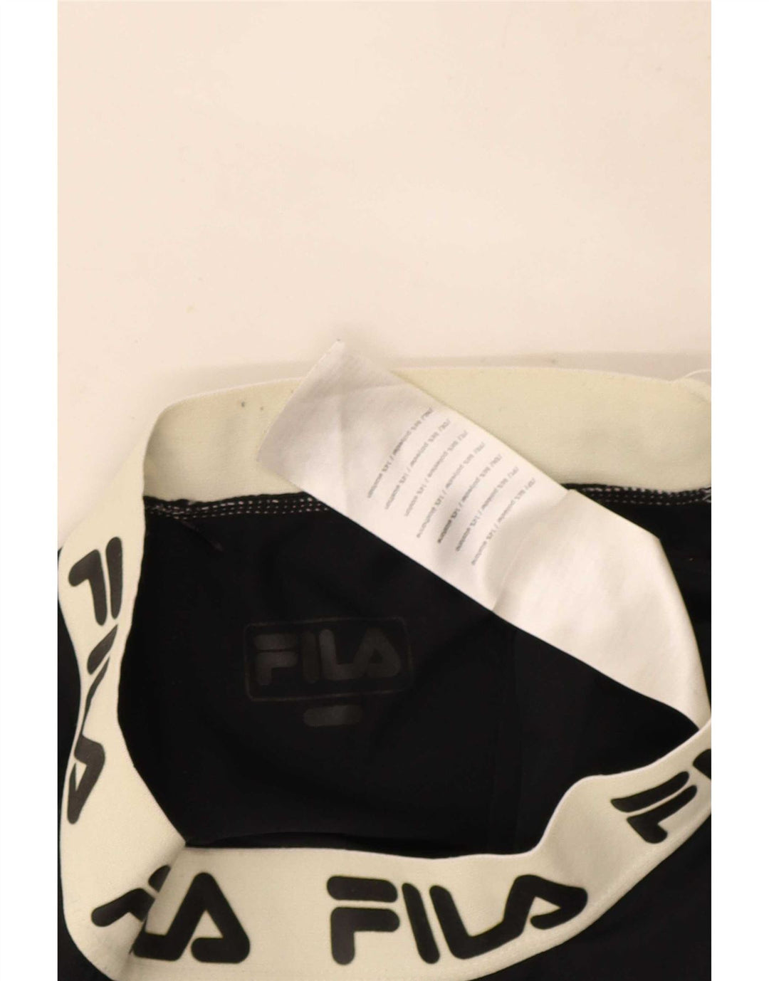 Leggings femininos Fila Graphic UK 4 XS preto colorblock poliéster