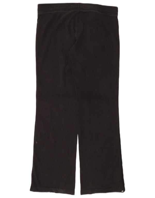 Calça de treino feminina Nike UK 14 médio preto algodão
