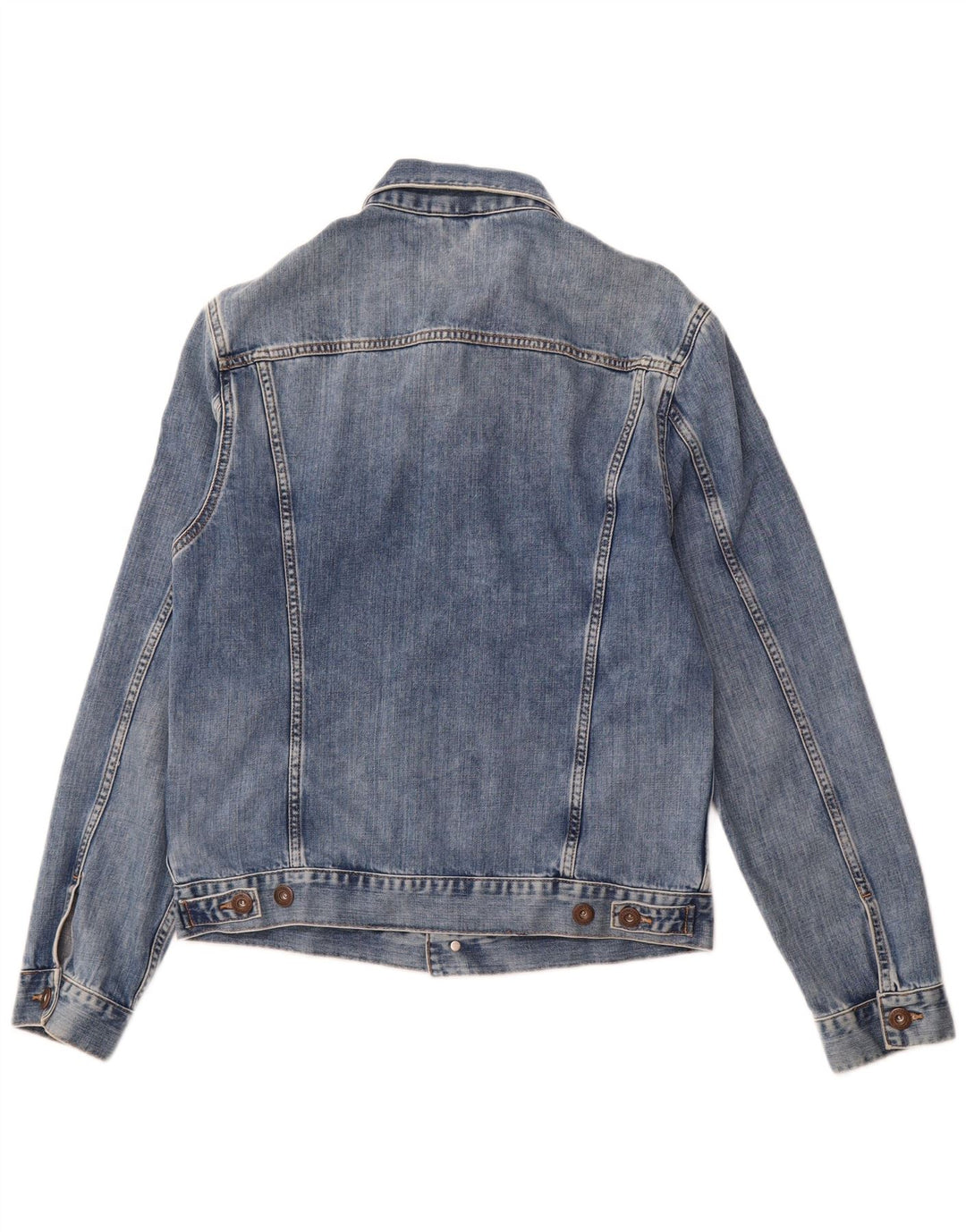 Jaqueta jeans masculina CROSS JEANS Reino Unido 38 algodão azul médio