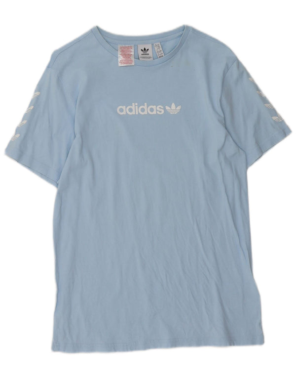 Camiseta Adidas Menino Graphic Top 15-16 Anos Azul Algodão