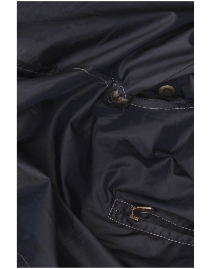 Jaqueta bomber feminina Belstaff UK 14 médio azul marinho nylon