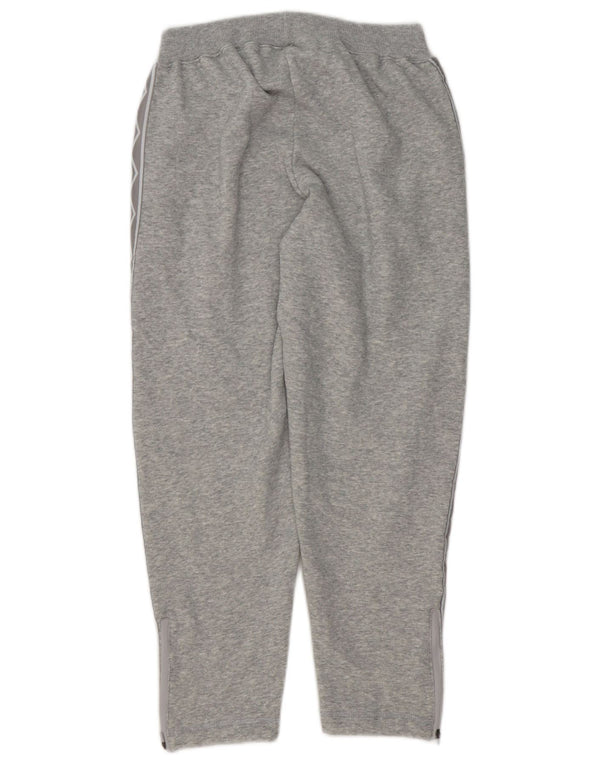 Calça feminina Umbro com estampa gráfica UK 10 algodão manchado cinza pequeno