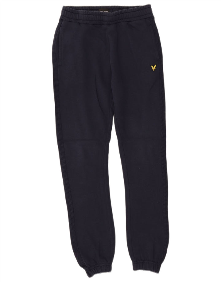 Calça de treino Lyle & Scott Boys Joggers 10-11 anos azul marinho algodão